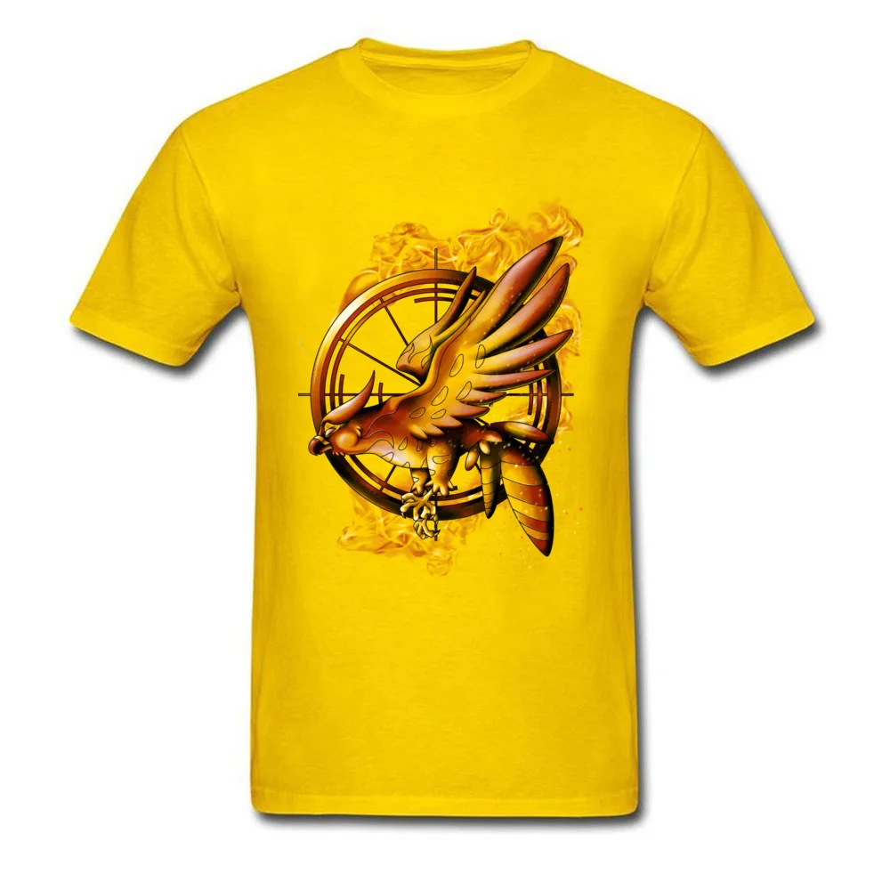  Mens T-shirts Catching Fire Design Tops Tees Cotton Round Collar Short Sleeve Casual Tops Shirts Labor Day Top Quality Catching Fire yellow