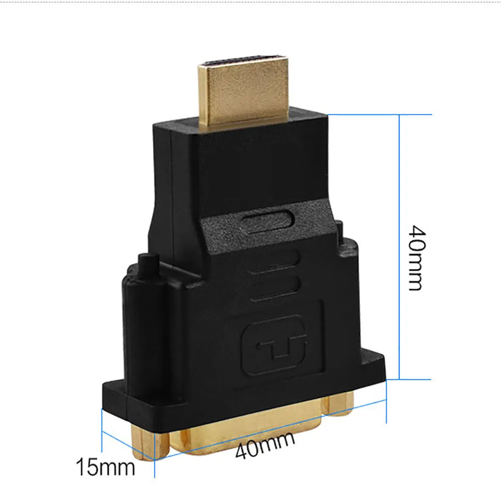 DVI-I женский аналоговый(24+ 5) к VGA Мужской(15-pin) разъем адаптера поддерживает 3D технологии, 4 к, реверсивный звуковой канал 56