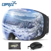 COPOZZ Brand Magnetic Ski Goggles With Case Double Lens Anti-fog Ski Snow Glasses UV400 Skiing Men Women Winter Snowboard 2181 ► Photo 1/6