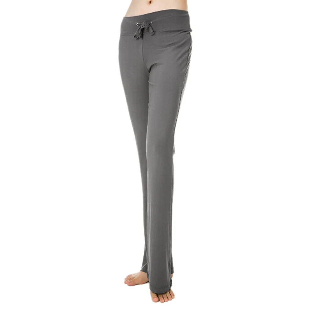 Modal Yoga Pants Trousers Fitness Meditation For Women Dark Grey,M-in