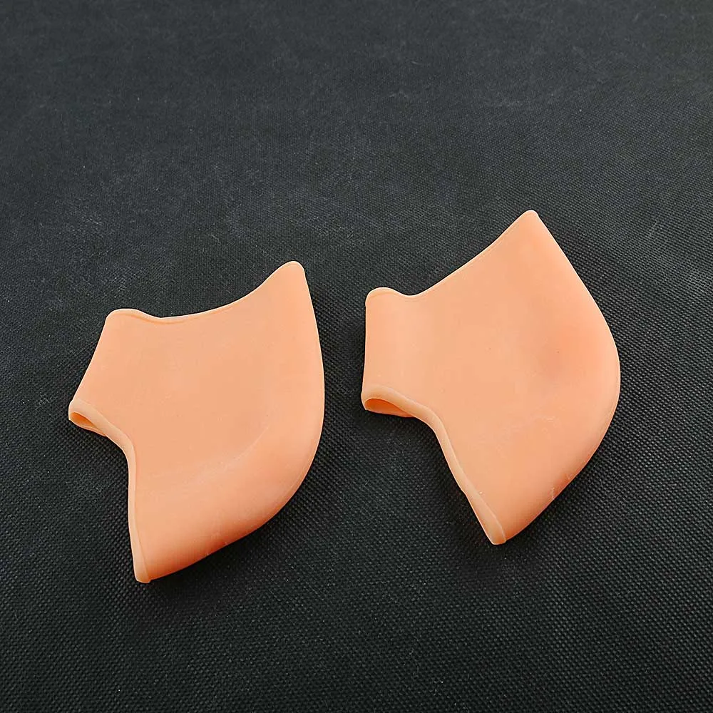 use of silicone heel pad