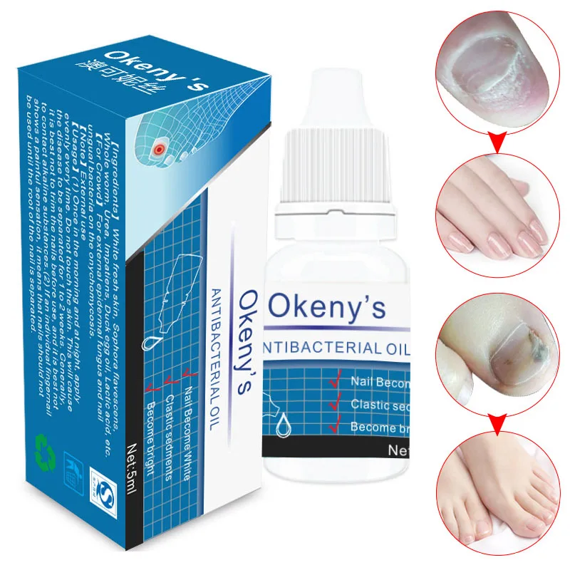 Professional Herb Nail Antibacterial Oil Nail Repair Nourishment Antifungal Brightening Toe
