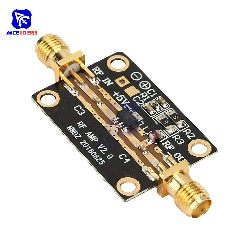 4 GHZ RF a banda larga 21DB LNA basso rumore ad alta linearit/à modulo amplificatore scheda LNA amplificatore Modulo amplificatore a basso rumore 0,01