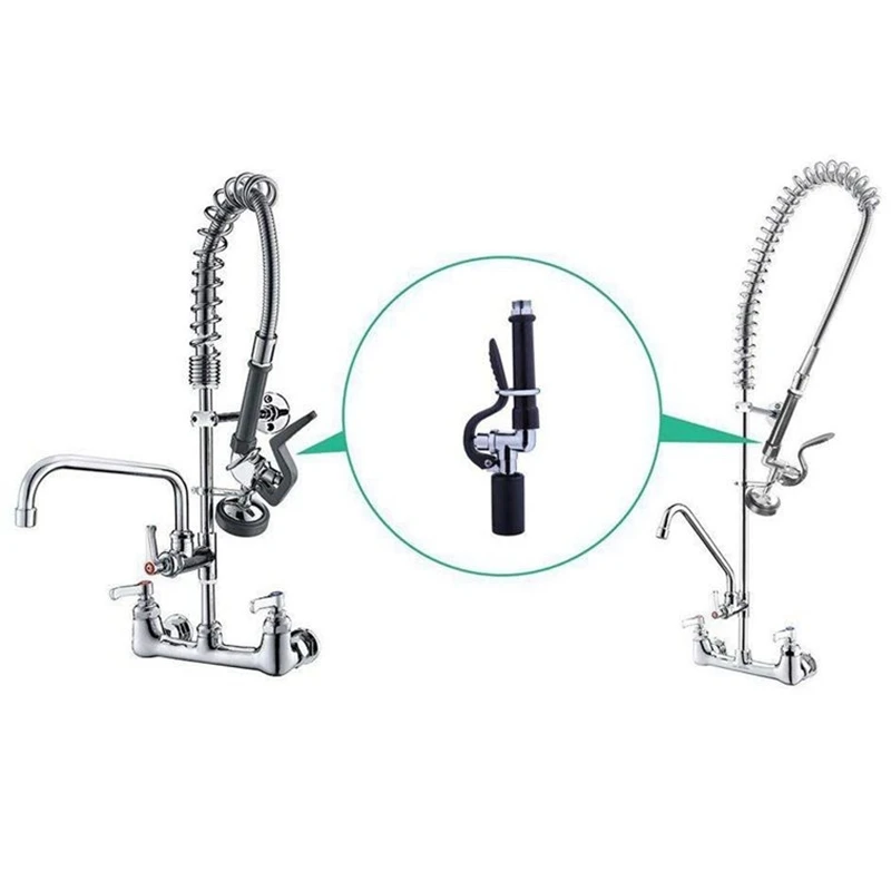 Предварительно промывочный опрыскиватель, коммерческий кран, вытяжной кухонный ручной душ, посудомоечная машина, предварительно