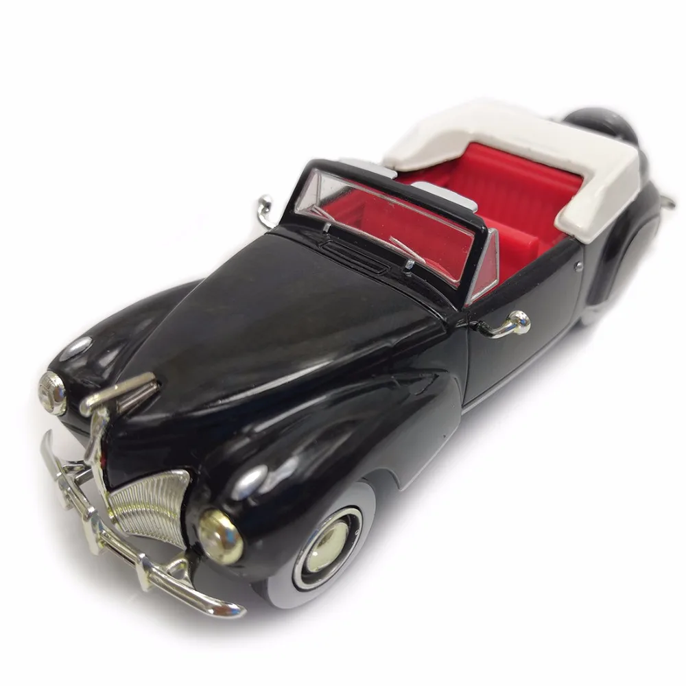 Diecast металлические 1:43 весы пузырь модели автомобилей старых под названием Lincoln