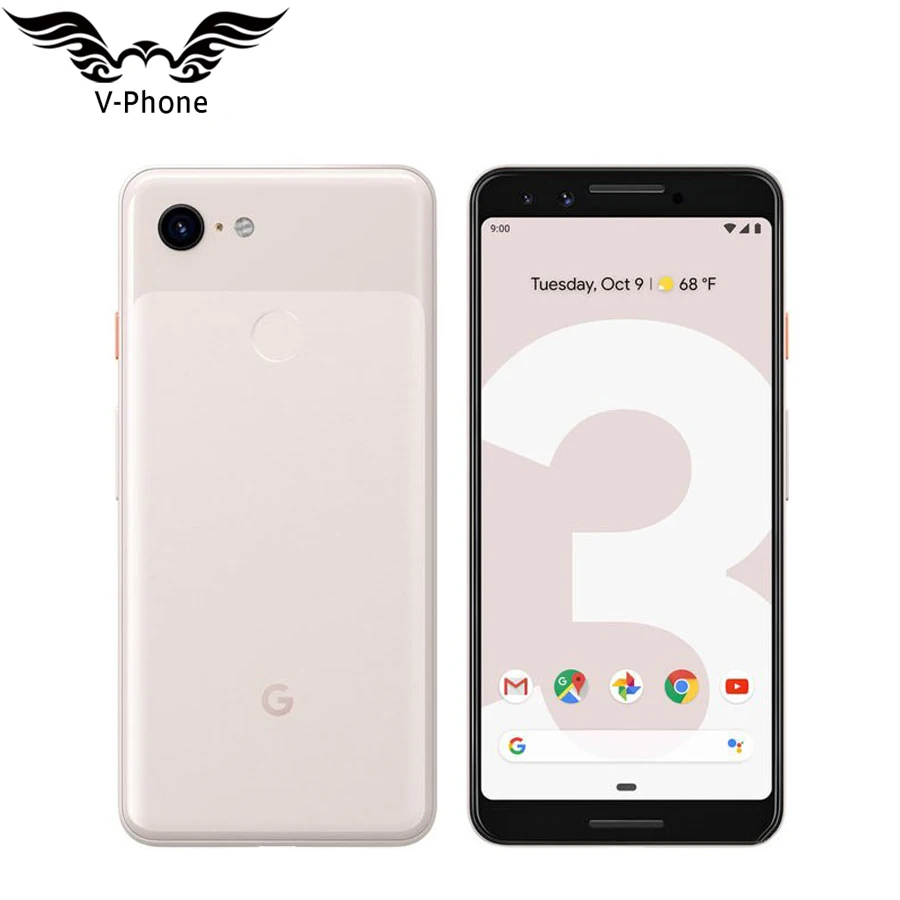 Новый смартфон Google Pixel 3 5,5 "4 ГБ ОЗУ 64 Гб ПЗУ Snapdragon 845 Octa Core Andorid 9,0 мобильный телефон