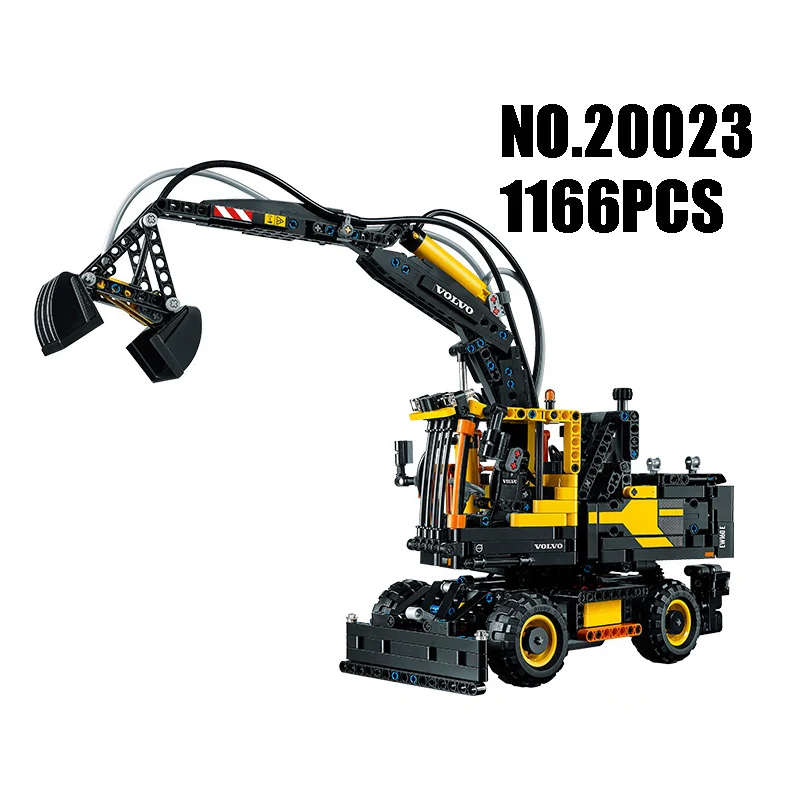 

WAZ Compatible with Lego Genuine Technic 42053 Excavator toy 20023 1166pcs building blocks Figure bricks toys for children