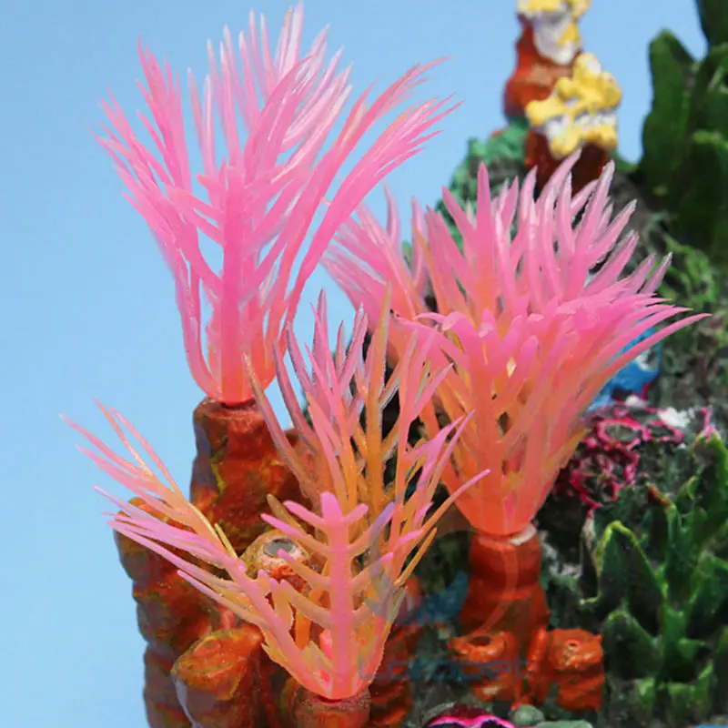 Смола установленный коралловый риф присоска аквариум пещера украшения для аквариума