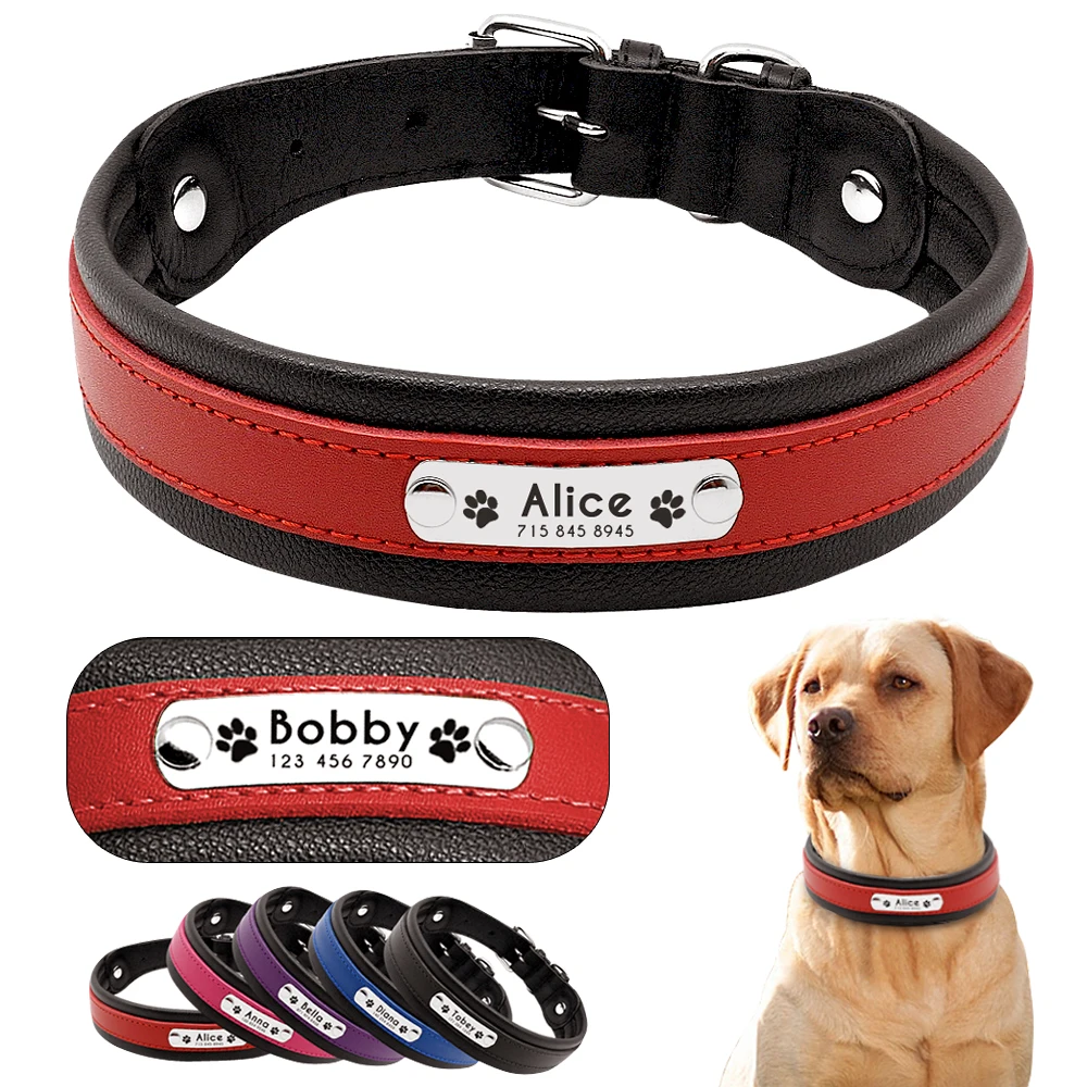 Kisisellestirilmis Deri Kopek Tasmasi Ozellestirilmis Kazinmis Pet Buyuk Kopek Boga Kopek Tasmasi S Yastikli Orta Buyuk Kopekler Icin Perro Pitbull Collars Aliexpress