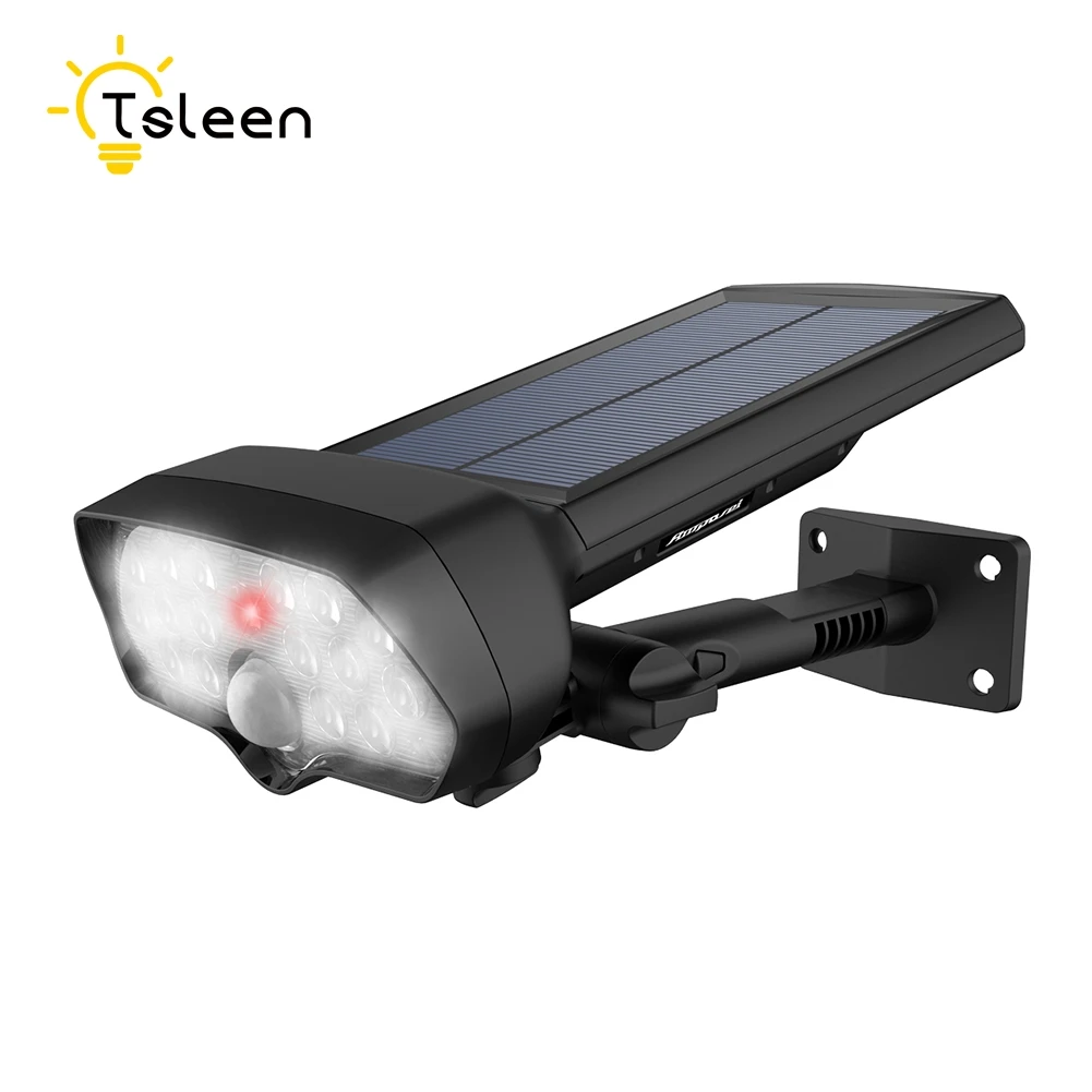 

TSLEEN Wireless Waterproof Motion sensor 17 LED Solar Light Yard Pathway Garden Lamp dimming Auto Sensor Decoration Security