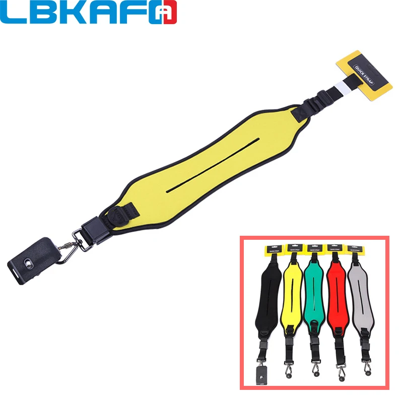 LBKAFA Quick Strap Rapid Single Shoulder Sling Belt Neck for Canon Nikon Sony Pentax Panasonic Olympus DSLR Cameras | Электроника