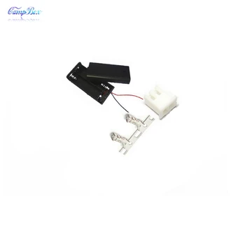 

50Pcs 2xAA Battery Case Holder Box Base Socket With Wires, Switch&Cover, XH 2.54 Header and Crimps