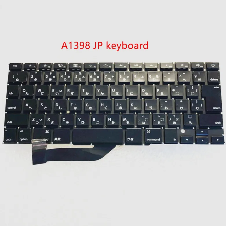 

Used test OK A1398 JP keyboard For MacBook PRO 15 A1398 Japan keyboard 2012-2015 Years