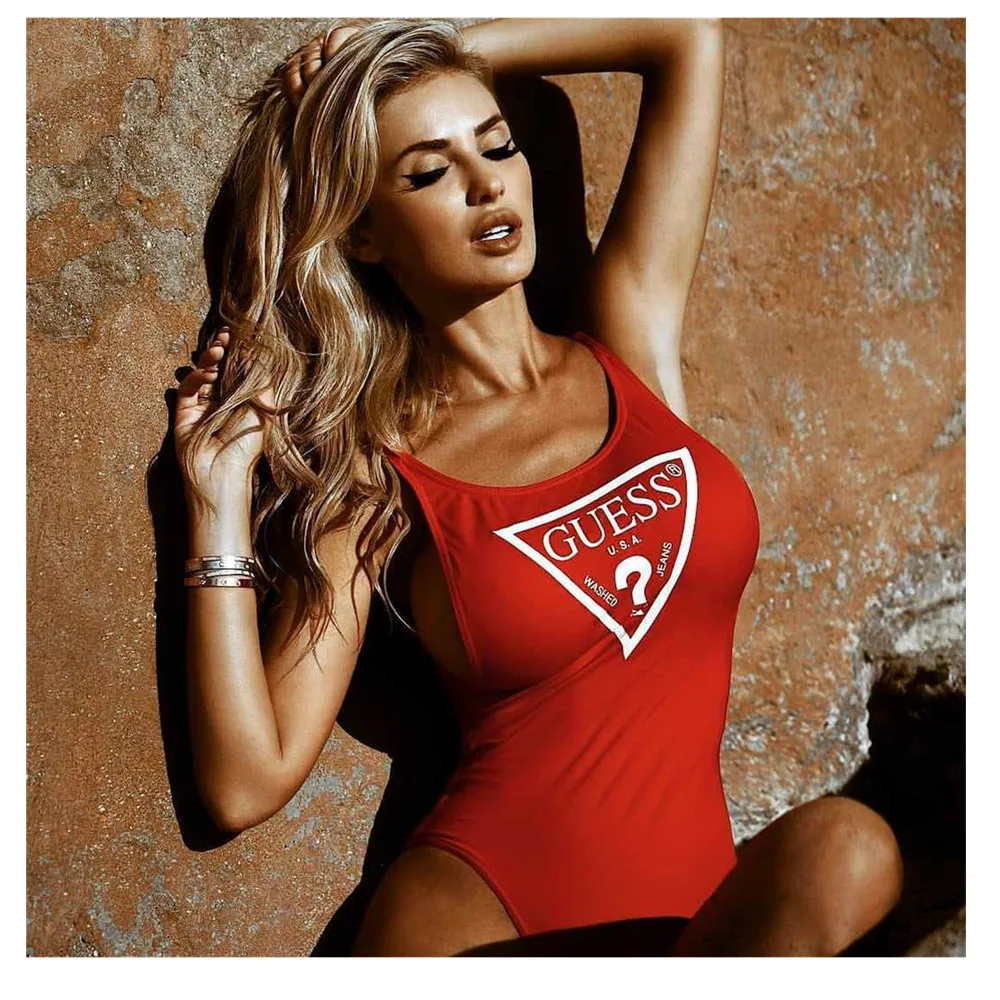 

One Piece Padded Swimsuit 2018 Sexy Swimwear Women High Cut Bathing Suit Backless WHITE Bodysuit Beach wear Sling Bathers