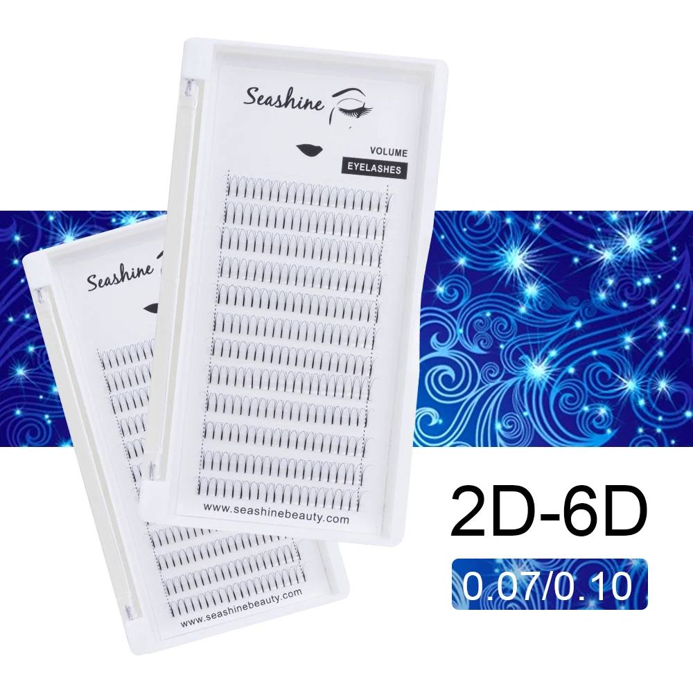 Ресницы для наращивания Seashine C & D Curl из искусственной норки | Красота и здоровье