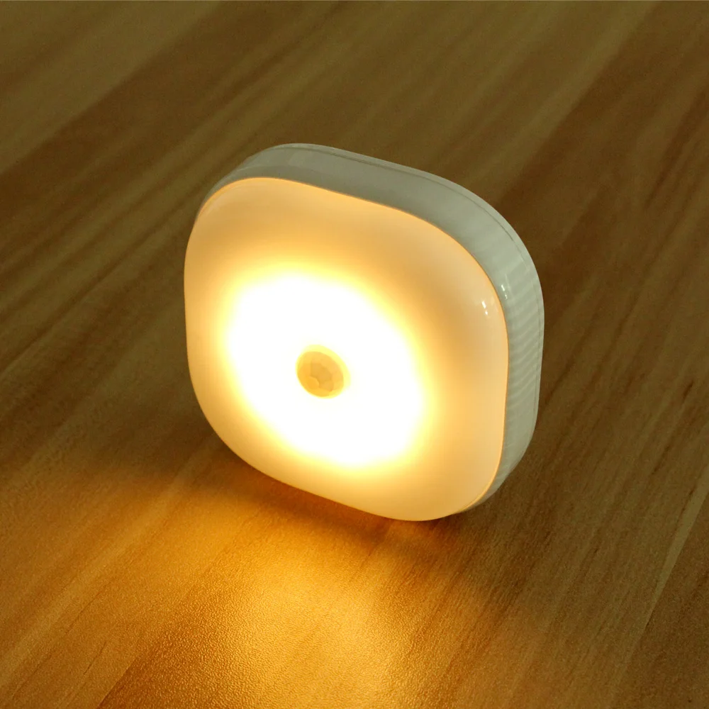 Novelty Round LED Night Light & Motion Sensor Control With For