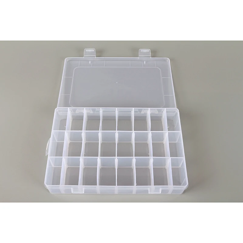 Diamond Painting Boxes Mini 24 Grids Rhinestone Gems Plastic Box square