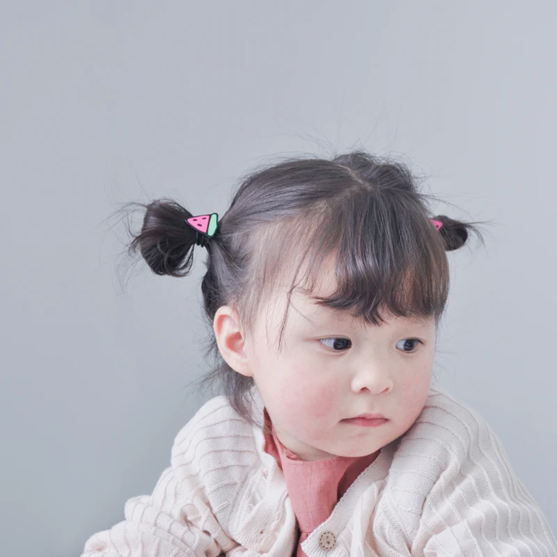 

2Pcs/set Cartoon Hair Rope Elastic Rubber Bands Ponytail Holder Cute Girls Baby Hair Pin Children Hair Clip Kid Hair Accessories