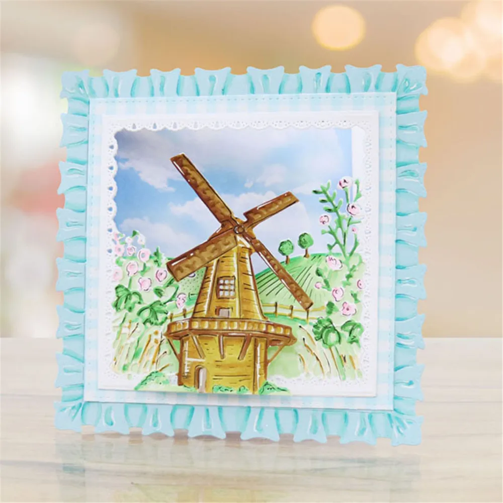 

2018 New Square Metal Cutting Dies Stencils Scrapbooking Embossing For Handmade Cards Gift DIY Crafts Photo Album Decor Dies Cut