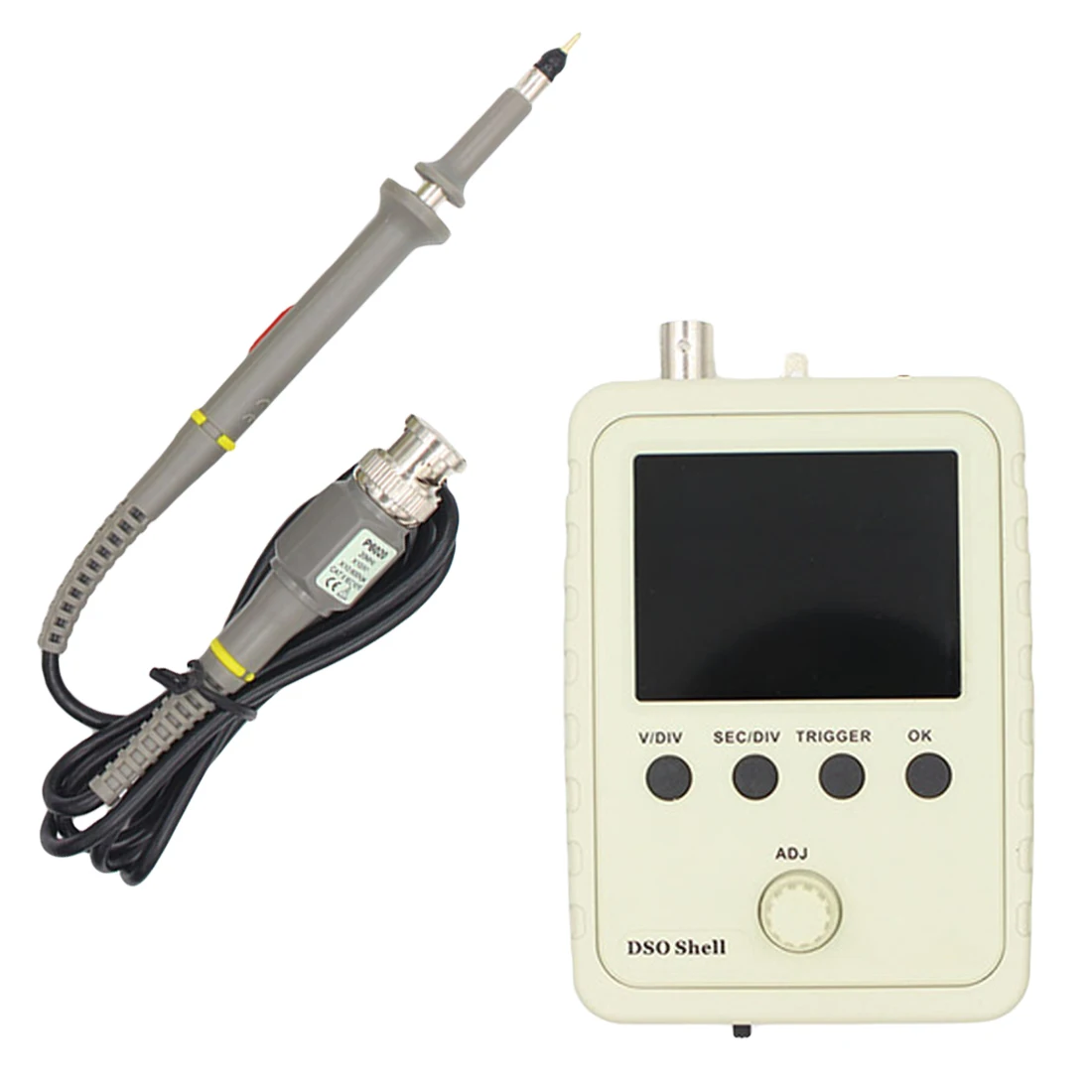 

1PC Upgrade Seashell Oscilloscope Kit Full Assembled With P6020 BNC Standard Probe DSO Shell