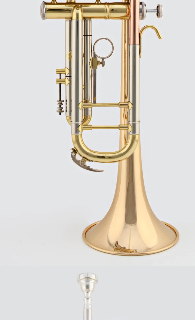 Jazzor JBTR-410 бемоль труба золотой лак фосфора и медные духовые инструменты