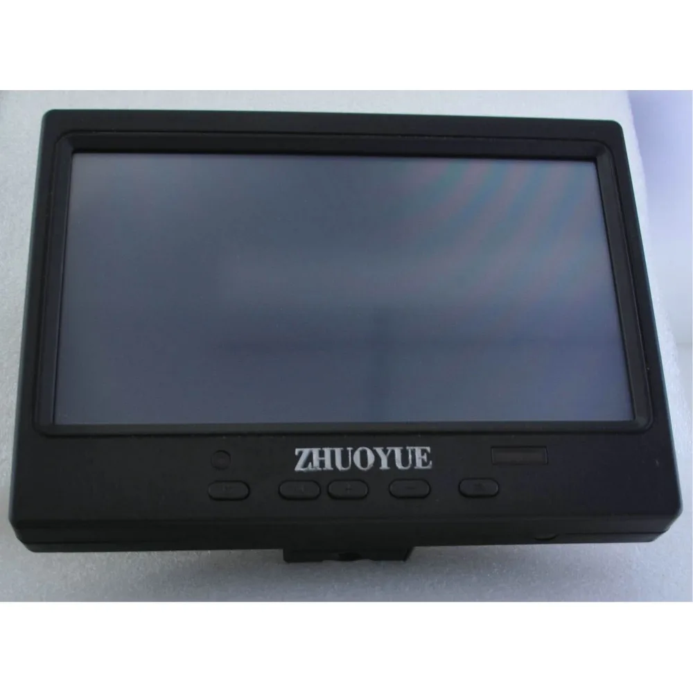 Автомобильный детектор D sub Hdmi Vga Av вход Hd монитор 7 дюймов светодиодный Usb