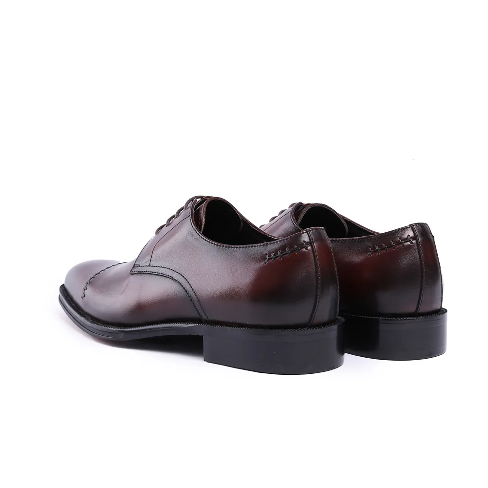 Модные коричневые/черные туфли Goodyear Welt; Мужские модельные туфли; оксфорды из натуральной кожи; мужская деловая обувь