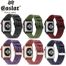 Нейлоновый ремешок для часов Apple Watch 5 4 3 42 мм 38 мм 44 мм 40 мм браслет спортивные петли аксессуары для часов