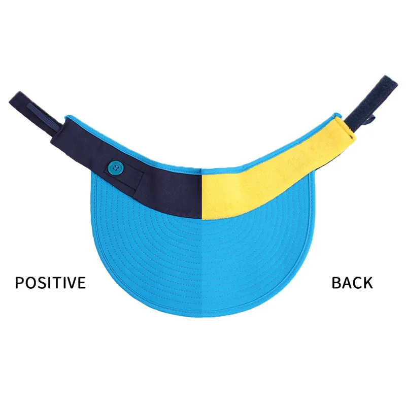 7Empty Visor Hat Kids Boys Summer Sun Hats Toddler Girls Wide Brim Beach Cap Adjustable Size with Cute Bear Floppy Hat UV Protect