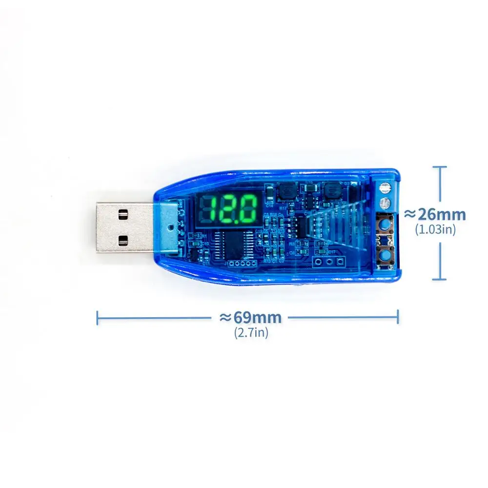 DC-DC CNC USB buck-boost источник питания регулятор напряжения Модуль 5 В до 3,3 в 9 в 12 В 24 В настольный источник питания