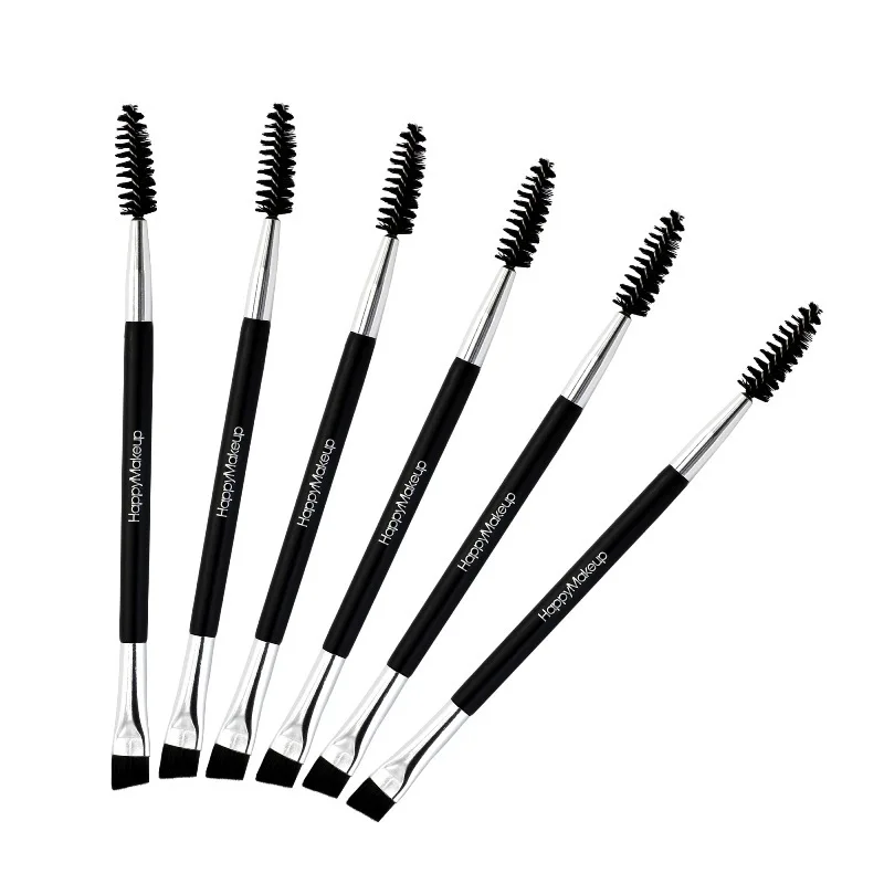 1 pc فرش للماكياج الحاجب فرشاة + الحاجب فرشاة تسريح الحاجب ماكياج فرش الجمال أساسيات العين ماكياج أداة