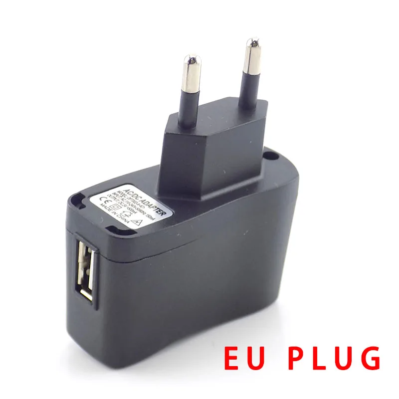 USB зарядное устройство 5V 0.5A 2A Micro Wall AC to DC зарядка EU/US универсальный блок питания 100 V-240 V Выход