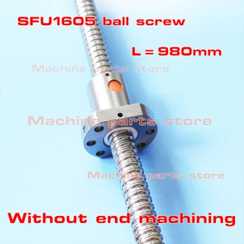 

C7 L= 980mm Rolled SFU1605 ball screw + RM1605 single ball nut for CNC