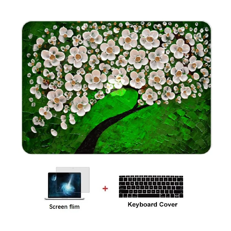 

Tablet shell pouch color Printing Hard Case For Apple Macbook Air 11 13 Pro Retina Touch Bar 13 15 A1707/A1990/A1989/A1706/A1708