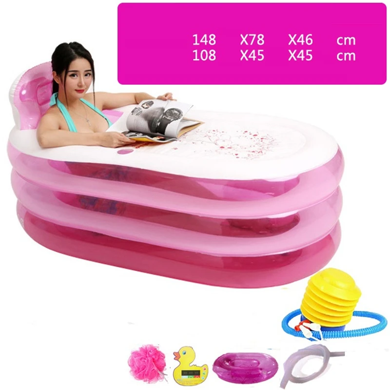 Shampooer надувной Baignoire гибкий портативный ведро педикюр спа ванна для взрослых сауна надувная Ванна - Цвет: Number 4