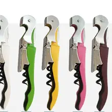 Открывалка для бутылок из нержавеющей стали морской конский штопор для вина открывалки штопор для вина инструмент Многофункциональный смешанные цвета подарок Прямая