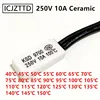 KSD9700 Thermostat 10A 250V Ceramic Temperature Thermal Control Switch normal close open NC NO Degree 85℃ 90℃ 95℃ 100℃ 110℃ 115℃ ► Photo 1/6