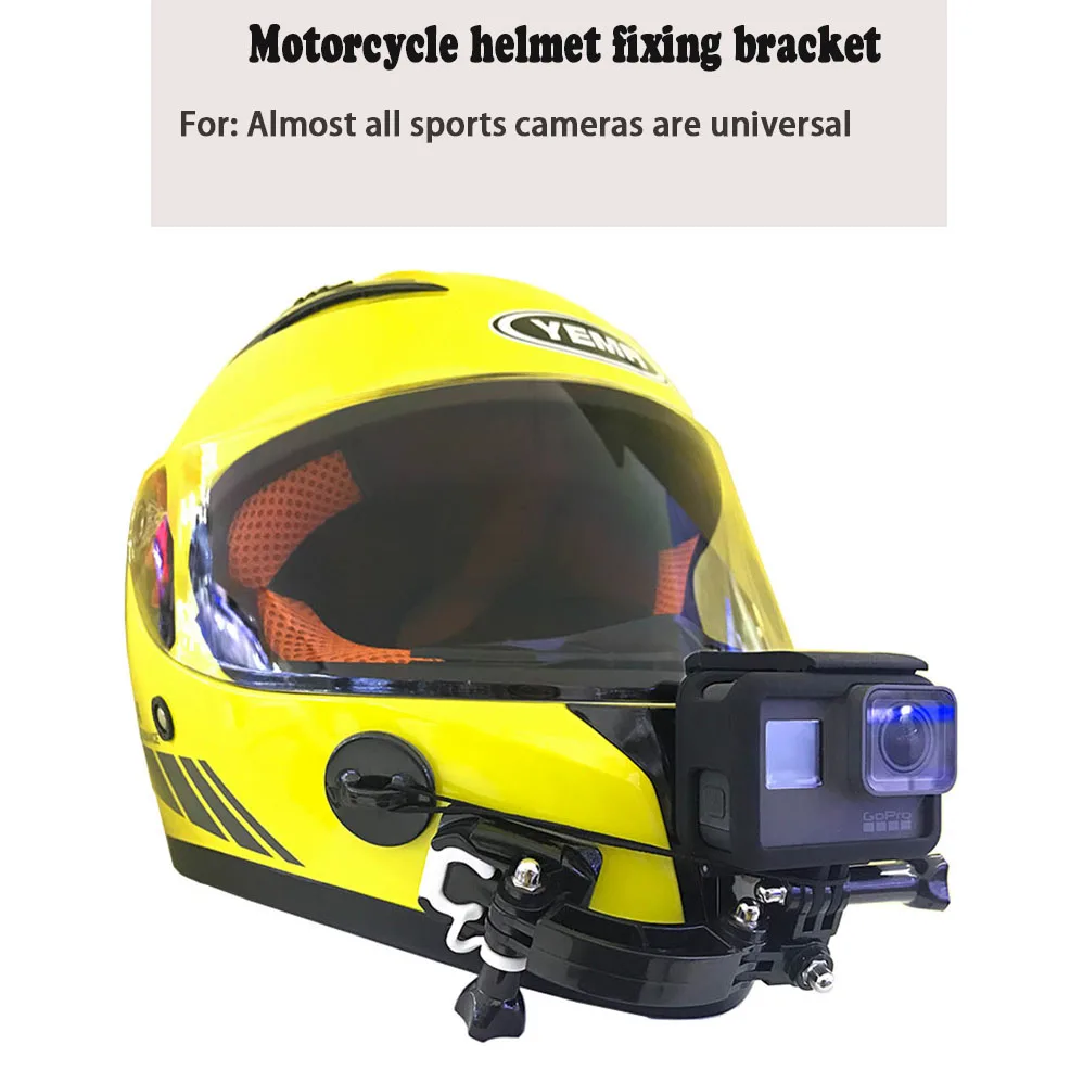 Шлем Аксессуары для камеры полное лицо шлем подбородок держатель для GoPro Hero 7 6 5 SJCAM мотоциклетный шлем подбородок подставка для YI eken
