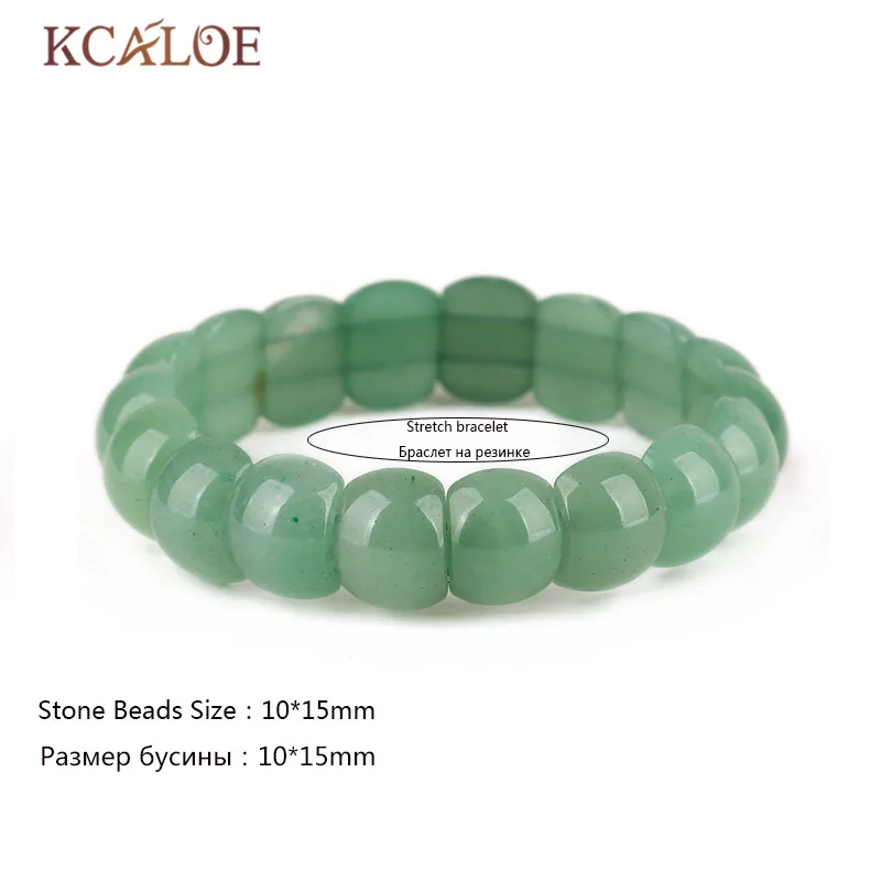 KCALOE Indian Onyx Beads Stretchy Bracelet Bangle For Women Multicolor Semi-Precious Stones Natural Stone Bracelets Bangles