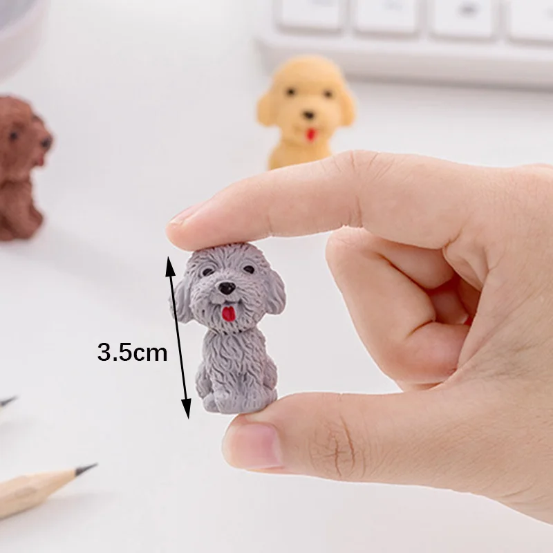 1 шт. креативные милые Пёс из мультфильма ластик Kawaii канцелярский карандаш