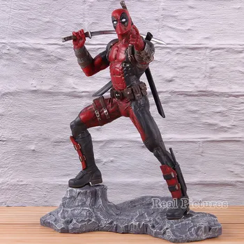 

X-Man Dead Pool Resin Statue Action Model Toy Deadpool PVC Collectible Figure Marvel X MEN Doll 26.5cm