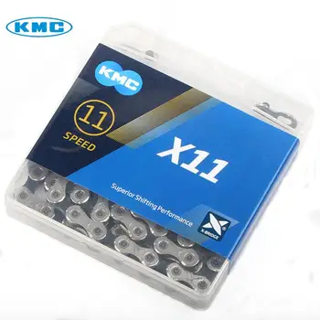 

KMC X11.93 X11 Bicycle Chain 118L 11 Speed Bicycle Chain With Original box and Magic Button for Mountain/Rod Bike Bicycle Parts