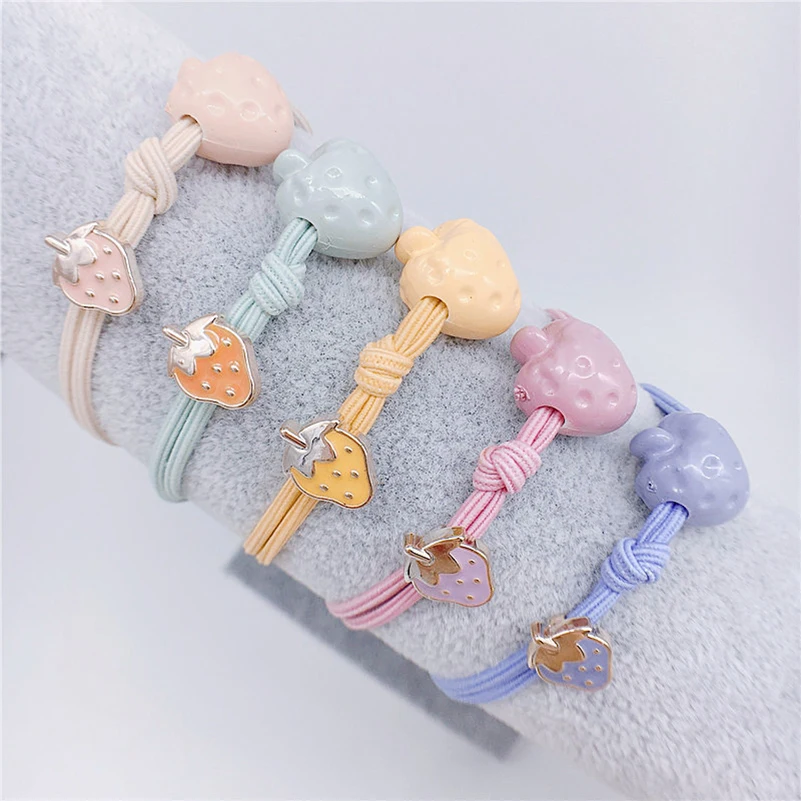 

5pcs New Packed Girls Cute Hairbands Cartoon Elegant Hair Bands Headwear Scrunchies Rubber Bands Headbands Hair Accessories