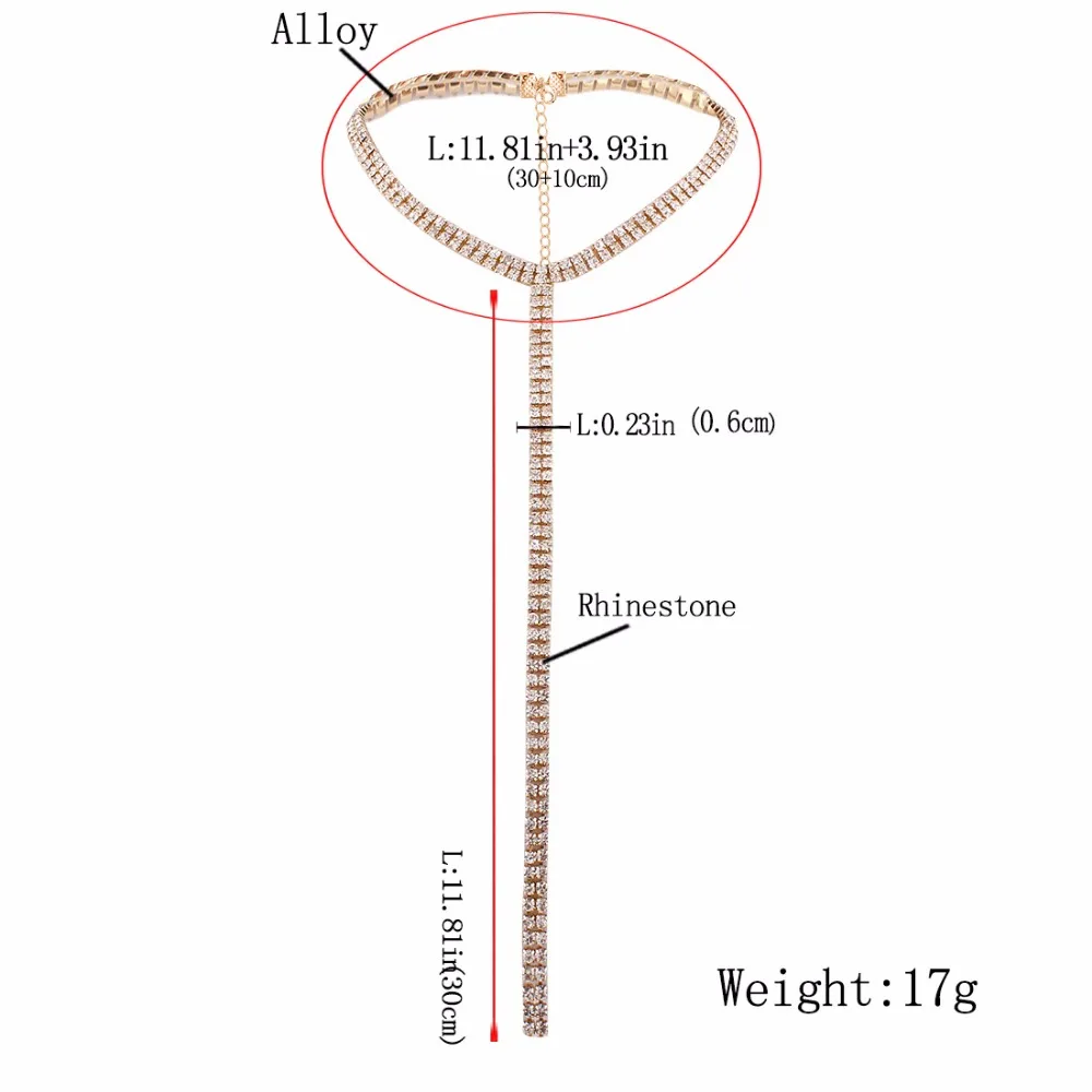 Длинное Простое Ожерелье-чокер со стразами с кисточками, ожерелье, женское роскошное колье-Чокер, колье Bijoux