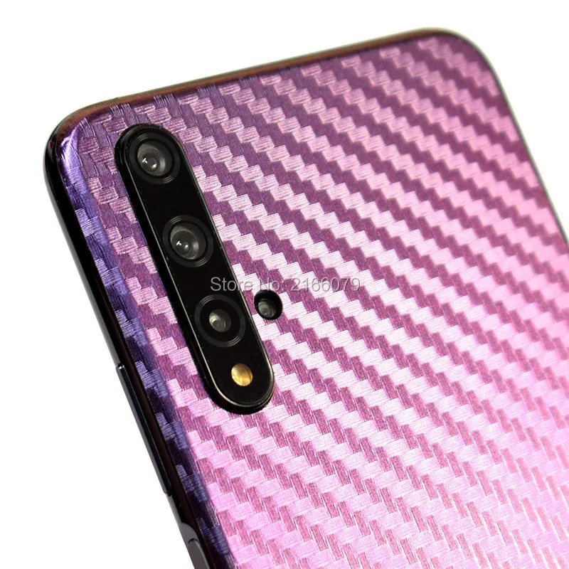 Для Huawei Honor 20 30 30S Pro 20i 3D градиентная задняя крышка из углеродного волокна наклейка