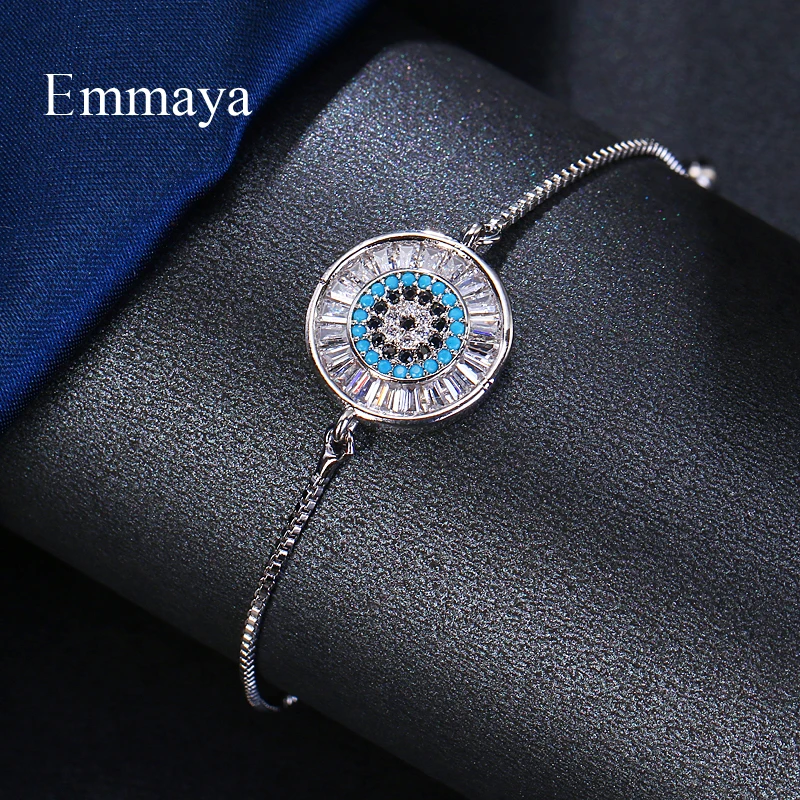 EMMAYA новые модные регулируемые браслеты для женщин с кристаллами очаровательные
