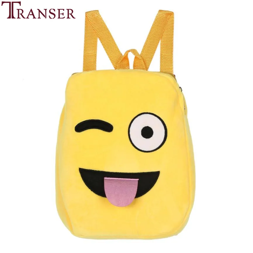 

Transer Boys Girls Cute Emoji Emoticon Shoulder School Child Bag Backpack Satchel Rucksack A11 30