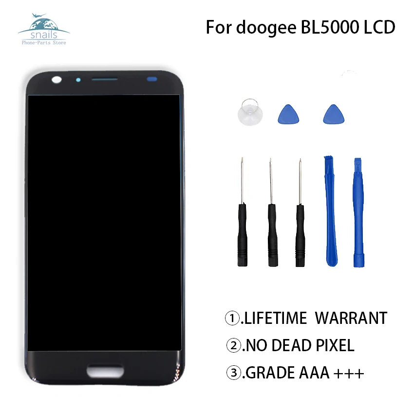 

For Doogee BL5000 LCD Display Touch Screen Digitizer Assembly For Doogee BL5000 Display Screen LCD Display Free Tools