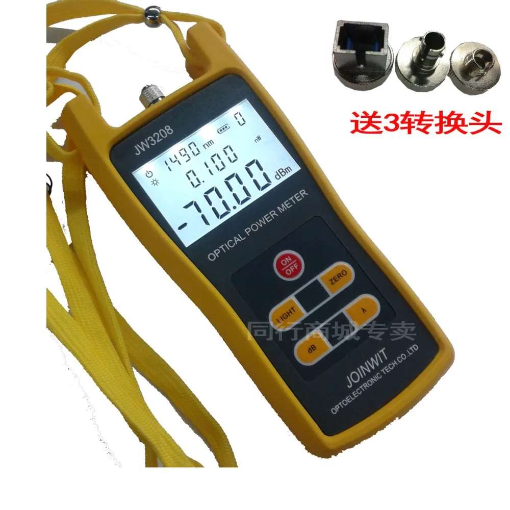 

Broadcasting Television JW3208C -50~+26dBm Handheld Fiber Optical Power Meter SC FC ST Connector