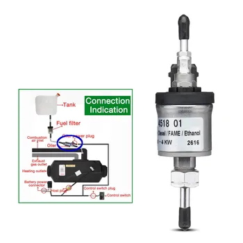 

12V/24V 10A 22Mpa 1000W-8000W For Eberspacher Electric Heater Oil Fuel Pump Air Parking Heater Car Styling Accessories